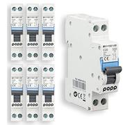 POPP® Interruptor Automático Magnetotérmico estrecho serie DPN MSN8 gama Doméstica CURVA C corte 4500A DPN 6A,10A,16A,20A,25A,32A,40A Pack 6,12 (Pack 6, 20A)