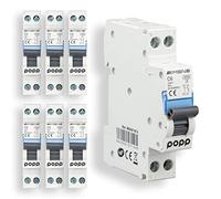 POPP® Interruptor Automático Magnetotérmico estrecho serie DPN MSN8 gama Doméstica CURVA C corte 4500A DPN 6A,10A,16A,20A,25A,32A,40A Pack 6,12 (Pack 6, 6A)