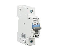 POPP® Interruptor Automático Magnetotérmico industrial CURVA C 1P 2P 3P + 6A 10A 16A 20A 25A 32A 40A 50A 63A … (1P, 20A)