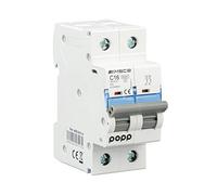 POPP® Interruptor Automático Magnetotérmico industrial CURVA C 1P 2P 3P + 6A 10A 16A 20A 25A 32A 40A 50A 63A … (2P, 16A)