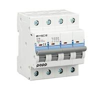 POPP® Interruptor Automático Magnetotérmico industrial CURVA C 1P 2P 3P + 6A 10A 16A 20A 25A 32A 40A 50A 63A … (4P, 16A)
