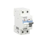 POPP® Interruptor Automático Magnetotérmico industrial CURVA C 1P 2P 3P + 6A 10A 16A 20A 25A 32A 40A 50A 63A … (2P, 16A)