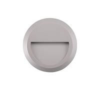 Popp® Pack x10 Lámparas Aplique LED Gris Exterior IP65 1.5W 4000K 150Lm Superficie de Pared Iluminacion Escalera Led Fachada Balcón (10 unidad)