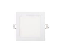 Popp® Pack x2 Placa Downlight LED Empotrable Cuadrado 13W corte de Techo 155x155mm 1040Lm Luz neutra 4000K chip No flicker LUMILEDs, para oficina,pasillos,domitorio,salón(13W 4000K 2unidad)