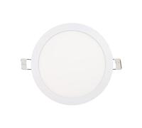 Popp® Pack x2 Placa Downlight LED slim Empotrable Circular 20W corte de Techo Ø205mm 1800Lm Luz Fria 6000K chip No flicker LUMILEDs, para cocina,pasillos,domitorio,salón (20W 6000K 2unidad)