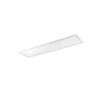 Popp® Panel LED Empotrable 40W super slim PRO con lente PMMA UGR<19 SMD 4014 IP40*(Driver LIFUD incluido) No flicker no requiere tornillos instalación, biblioteca, hospital (30x120cm, 6000K)
