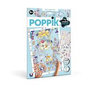 POPPIK 1841208 Póster de pegatinas para fiestas con pegatinas despegables, juego de pegatinas para manualidades, para niños a partir de 5 años, 48 x 68 cm