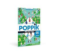 Poppik Discovery fútbol A Partir de 4 años - Divertido Kit Educativo de póster, Multicolor, Talla única (DIS013)