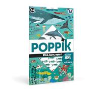 Poppik Discovery - Kit de pegatinas para niños de 6 años en adelante, diseño de océanos