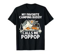 Poppop Camper Mis amigos de campamento favoritos me llaman Poppop Camiseta