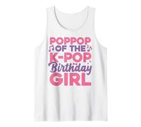 Poppop del Traje de Fiesta de cumpleaños Anime K Pop Girl Grandpa Camiseta sin Mangas