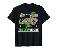 Poppopsaurus T-Rex Dinosaur Grandpa Saurus Family Matching Camiseta