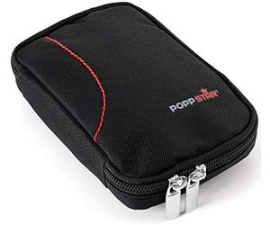 Poppstar 1000250 - Funda para Disco Duro de 2.5", Negro, Medidas 16 cm x 9,5 cm x 2,7 cm