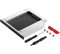 Poppstar Adaptador DVD a SSD HDD 2,5” Disco Duro (7, 9,5mm) en la Unidad CD / DVD 9,5mm SATA 3 (portatil, Laptop), Juego Caddy Drive