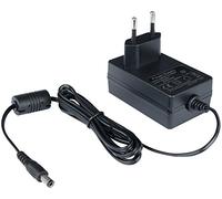 Poppstar Alimentador AC DC 12 V / 2 A (2000mA) Conector CC 5,5 mm x 2,1 mm, Cable eléctrico 150 cm, Negro