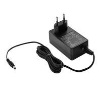 Poppstar Alimentador AC DC 12 V / 3 A (3000mA) Conector CC: 5,5 mm x 2,5 mm, Cable eléctrico 150 cm, Negro