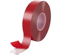 POPPSTAR Cinta adhesiva de doble cara (10m x 38mm x 2mm) Cinta adhesiva acrílica transparente