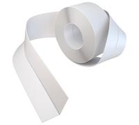 POPPSTAR Cinta selladora para juntas, autoadhesiva e impermeable, para cocina y baño (3,3m x 38mm, blanco) Cinta selladora para juntas y listón de remate 2 en 1 para bañera, ducha y encimera