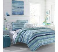 Poppy & Fritz Alex algodón Funda de edredón Conjunto, Azul, Cama Individual