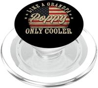 Poppy Like a Grandpa Only Cooler Poppy Father's Day PopSockets PopGrip para MagSafe