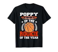 Poppy Of Rookie - Juego de 1er cumpleaños de baloncesto Camiseta