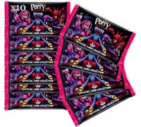 POPPY PLAYTIME 10 sobres oficiales Diramix, cada sobre contiene 5 tarjetas coleccionables. Total de papel son 50 unidades. Colección oficial de tarjetas