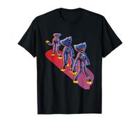 Poppy Playtime Arruinado Huggy Wuggy Efecto 3D Halloween Camiseta