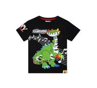 Poppy Playtime Camiseta Niño, Pianosaurus Camisetas Niño, Gamer Ropa De Niños, Negro 5-6 Años