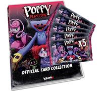 POPPY PLAYTIME Carpeta + 5 sobres de tarjetas - Premium Starter Pack - Álbum de cartas oficiales Diramix