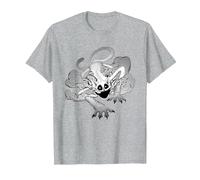 Poppy Playtime CatNap Exhalando Humo Camiseta, Hombre, Gris Jaspeado, 3XL