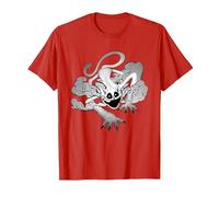Poppy Playtime CatNap Exhalando Humo Camiseta, Hombre, Rojo, XXL