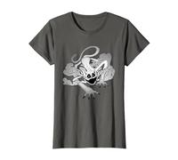 Poppy Playtime CatNap Exhalando Humo Camiseta, Mujer, Asfalto, XS