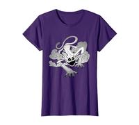 Poppy Playtime CatNap Exhalando Humo Camiseta, Mujer, Morado, XL