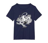 Poppy Playtime CatNap Exhalando Humo Camiseta, Mujer Tallas Grandes, Azul Marino, 5XL Grande