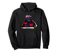 Poppy Playtime Huggy Wuggy Texto Japonés Halloween Sudadera con Capucha