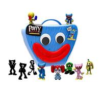 Poppy Playtime - Juego de estuche de coleccionista de minifiguras con Huggy Wuggy (10 figuras con exclusivos, serie 1), multicolor (FP7700)