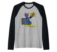 Poppy Playtime Pesadilla Huggy Wuggy De Sueño Profundo Camiseta Manga Raglan