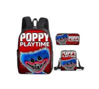 Poppy Playtime Printed Student Backpack Kids School Book Bags Or Shoulder Bag Or Pencil Bag Or Three-piece Set Children's Travelling Bag Gif