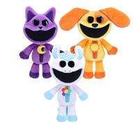 Poppy Playtime - Smiling Critters - Paquete de 3 peluches coleccionables (8 pulgadas de alto, serie 1)