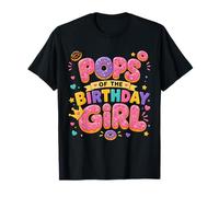 Pops of The Birthday Girl Donut Party Theme Camiseta