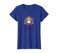 Popsicle Prince: Lindo Dibujo Animado de Helado Real Camiseta, Mujer, Azul Real, M