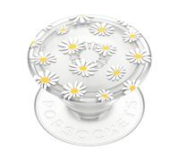 PopSockets Agarre Autoadhesivo para teléfono, Soporte, Soporte para teléfono, basado en Plantas - Translucent He Loves Me Not