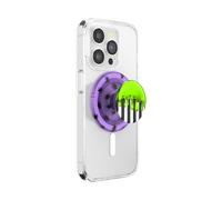 PopSockets Agarre Redondo para teléfono Compatible con MagSafe, Anillo Adaptador Incluido, Soporte para teléfono, Compatible con Carga inalámbrica - Beetlejuice Drip