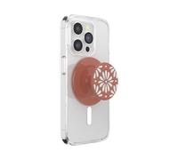 PopSockets Agarre Redondo para teléfono Compatible con MagSafe, Anillo Adaptador Incluido, Soporte para teléfono, Compatible con Carga inalámbrica, Terracota esmaltada