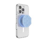 PopSockets Agarre MagSafe para Móvil, Soporte Magnético- Escarcha | Extraíble, para Kindle/Android/iPhone, con imán, succión, taza, Octobuddy, succión, azul claro, bebé