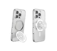 PopSockets Agarre para MagSafe, Agarre para teléfono con Soporte Integrado para teléfono, Soporte Ajustable para Vertical u Horizontal, Fuerte sujeción magnética, Compatible con Carga inalámbrica