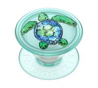 PopSockets Agarre para teléfono a Base de Plantas con Soporte expandible, Respetuoso con el medioambiente, Tortuga
