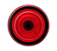 PopSockets Agarre para teléfono Compatible con MagSafe, Anillo Adaptador para MagSafe Incluido, Soporte para teléfono, Compatible con Carga inalámbrica, Color Rojo translúcido