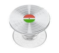 PopSockets Agarre para teléfono con Soporte expandible, Agarre Adhesivo, Color Plateado