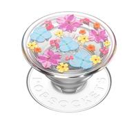 POPSOCKETS Agarre para teléfono con Soporte expandible, Motivo Floral Delicado translúcido